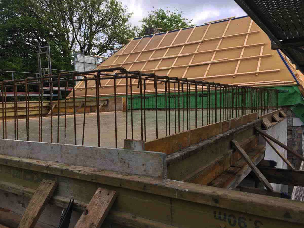 Anbau, Geschoßdecke redu