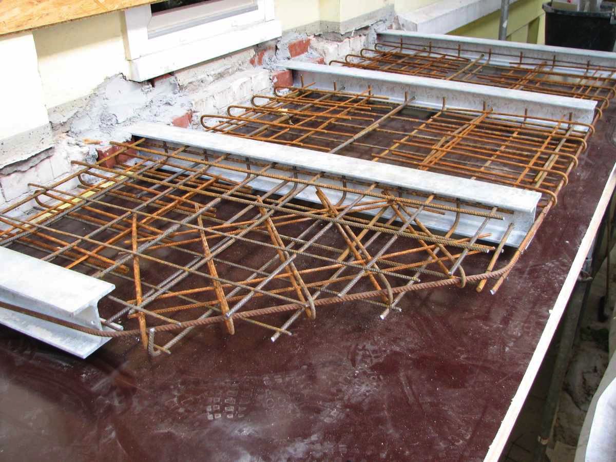 Einbau neuer Balkone