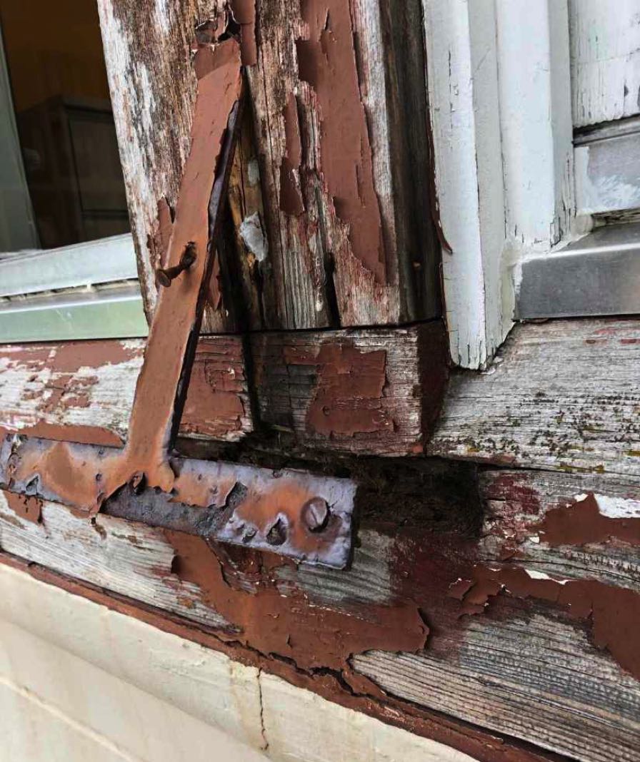 Schäden am Fachwerk 900 100