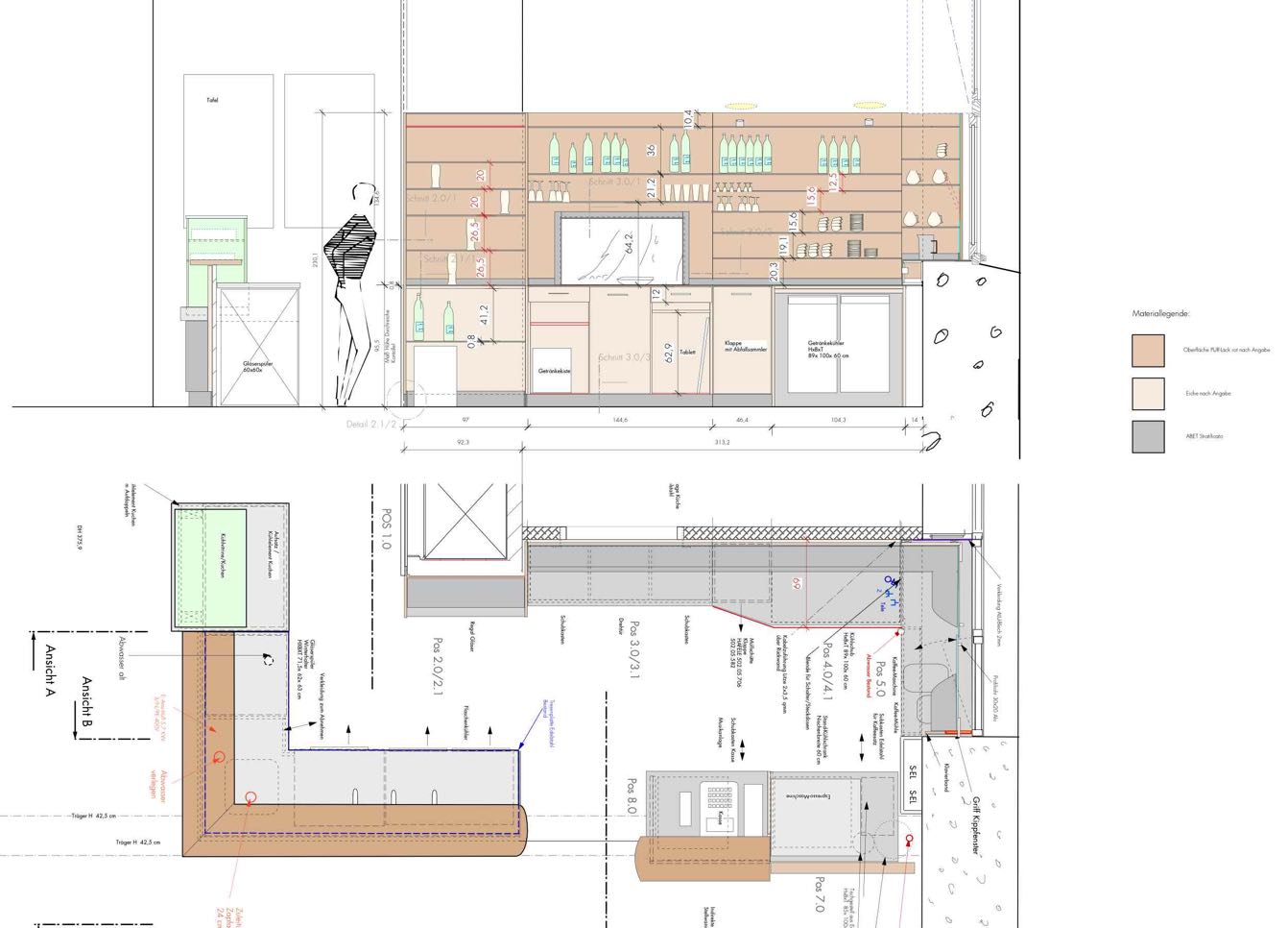 Tresen Ansicht A-13.02.02 2500 35%