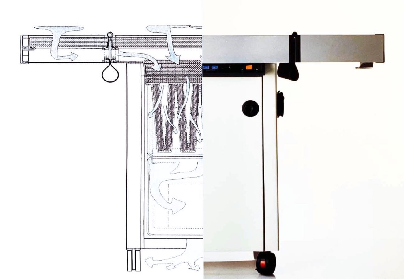 mobile Ansauganlage, Schema